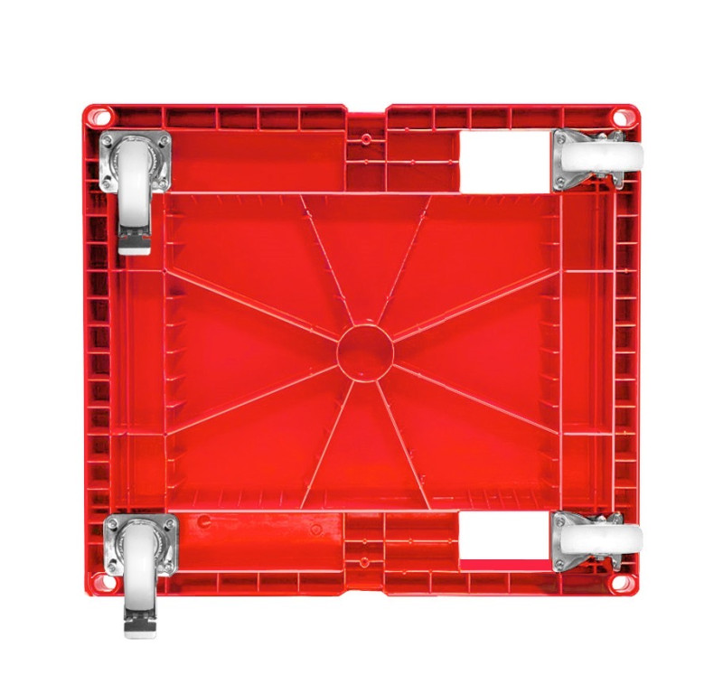 ROLLPLATTE 820x715 RAL 3000 rot